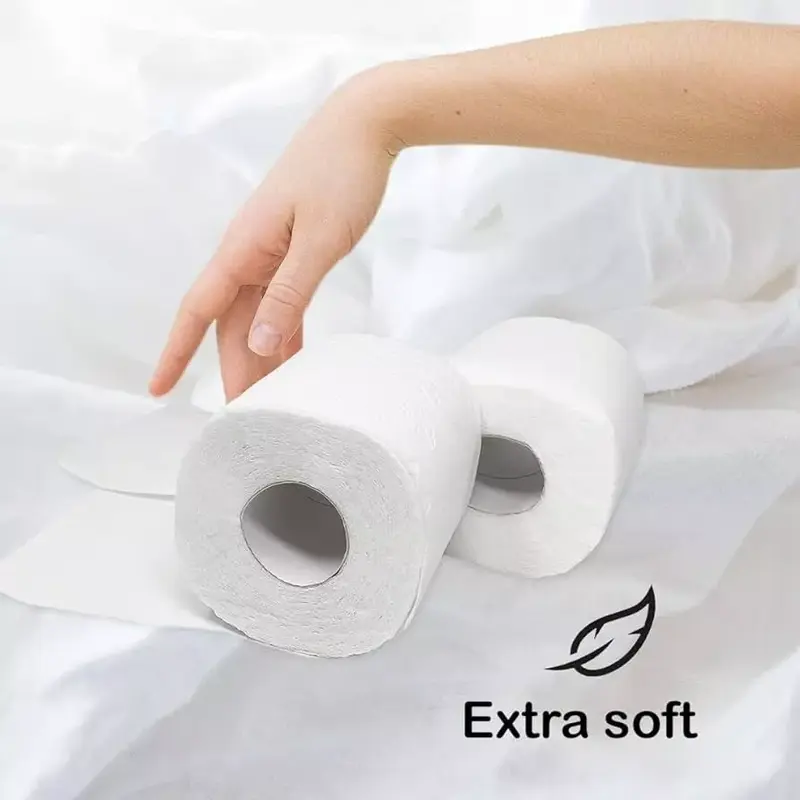 Little Duck Toilet Roll 3Ply So Soft Classic Comfort White Tissue Paper 80 Rolls 5