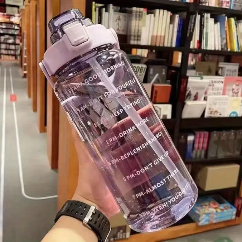 67.63oz Sports Cup Water Bottle With Straw - Large Capacity, Portable & Durable For Outdoor Sports & Fitness! 4