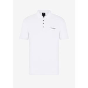 Armani Exchange Mens Cotton Polo Shirt Top Short Sleeve Buttons
