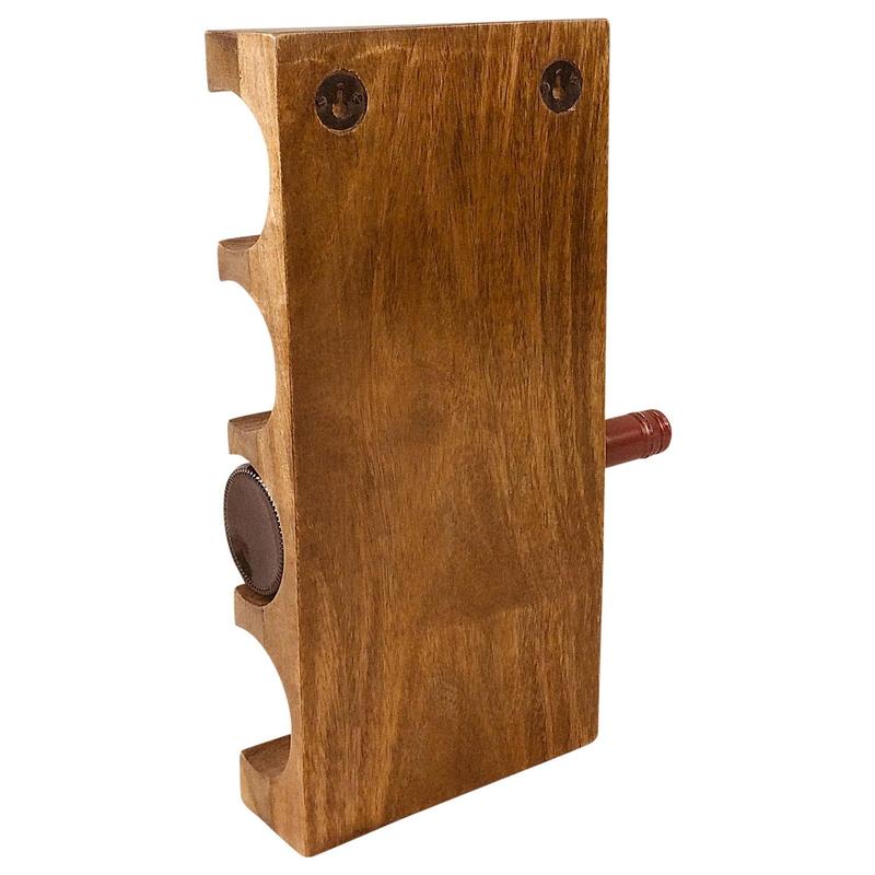 Wall Mounted Wooden Wine Rack 3