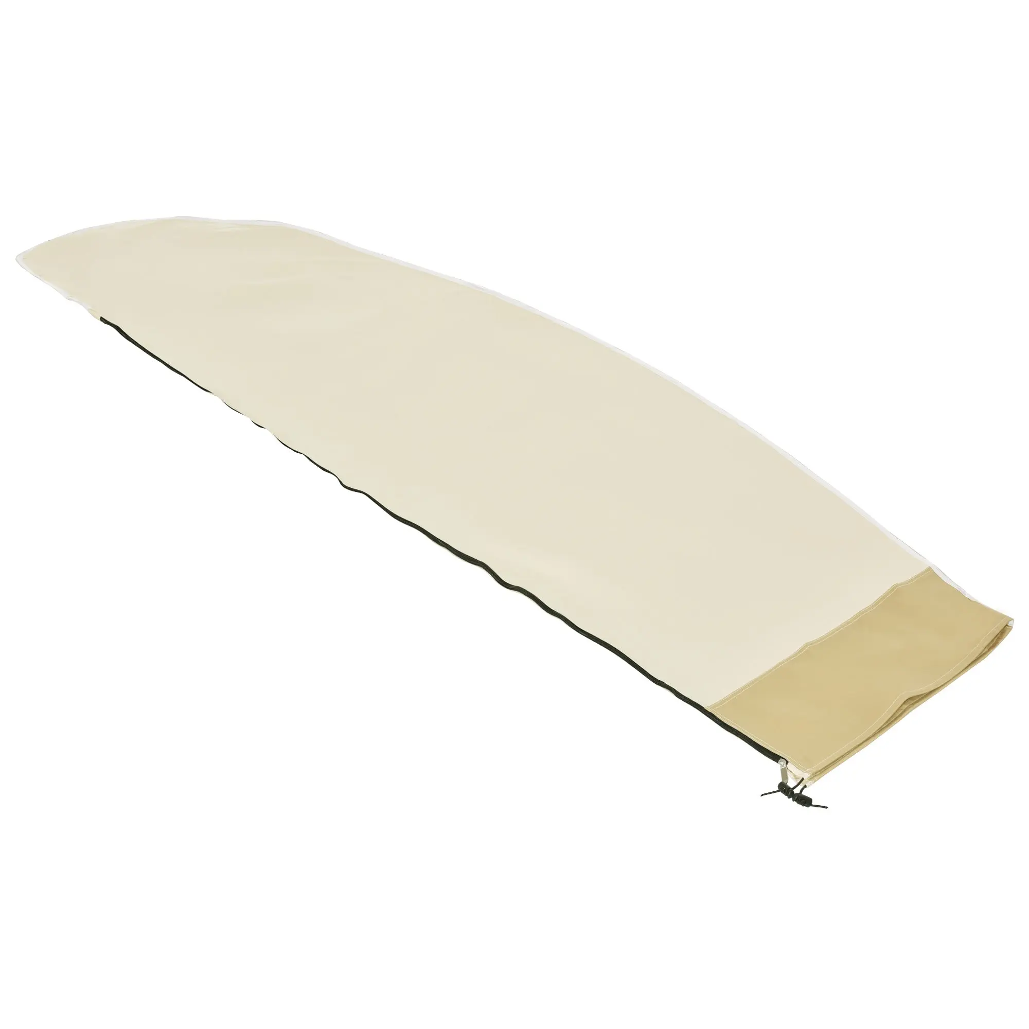 Outsunny Parasol Cover, 600D Oxford Cantilever Umbrella Cover Fit for 2-4m Parasol, Banana Umbrella Protector with Zipper for Outdoor Garden, Patio, White