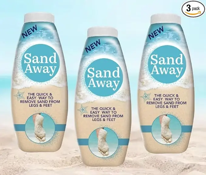 226g Sand Away Beach Powder - Sand Removing Powder for Legs and Feet - Perfect for Beach Skin Care and Travel 4