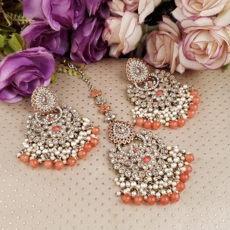 Tikka & Jhumka (Different Designs!) punjabi jewellery desi pakistan pakistani indian jewelry polki jewellry mehndi i wedding kundan stone necklace 6