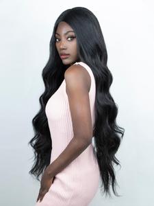 38 Inch Summer 2024 Ombre Long Body Wavy Wigs for Women, Gorgeous Fluffy Pre Plucked Hairline with Baby Hair Wig, Fashion Synthetic Lace Front Wigs for Party, Daily Hair Ideas, Gifts for Girlfriend, Gift Valentine's Day Gift, Wigs Ready To Wear