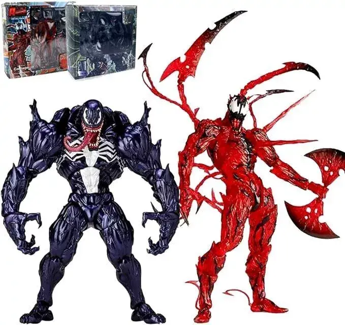 7inch Spider-Man Series Venom & Carnage PVC Action Figure Model Toy Boys Gift