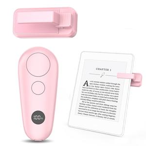 Remote Control Page Turner, Rechargeable E-book Reader Remote Control Trigger, Portable Reading Novels Page Turner Clicker for iPad Tablets, Digital Device