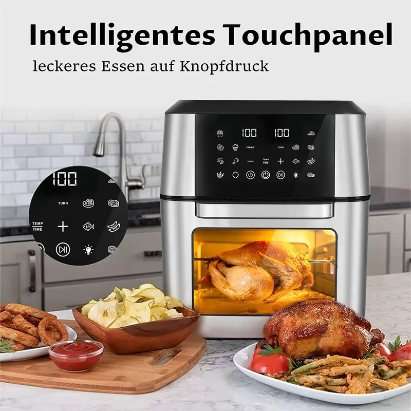 12L  Fryer 1750W Large Baskets Digital Heathy Cooker Kitchen Oven Low Fat UK glass    fryer   fryer fryer 2