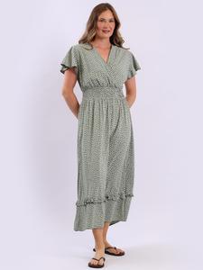 Find Fashion Ditsy Floral A-Line Boho Sundress For Ladies Casual Dress Womenswear