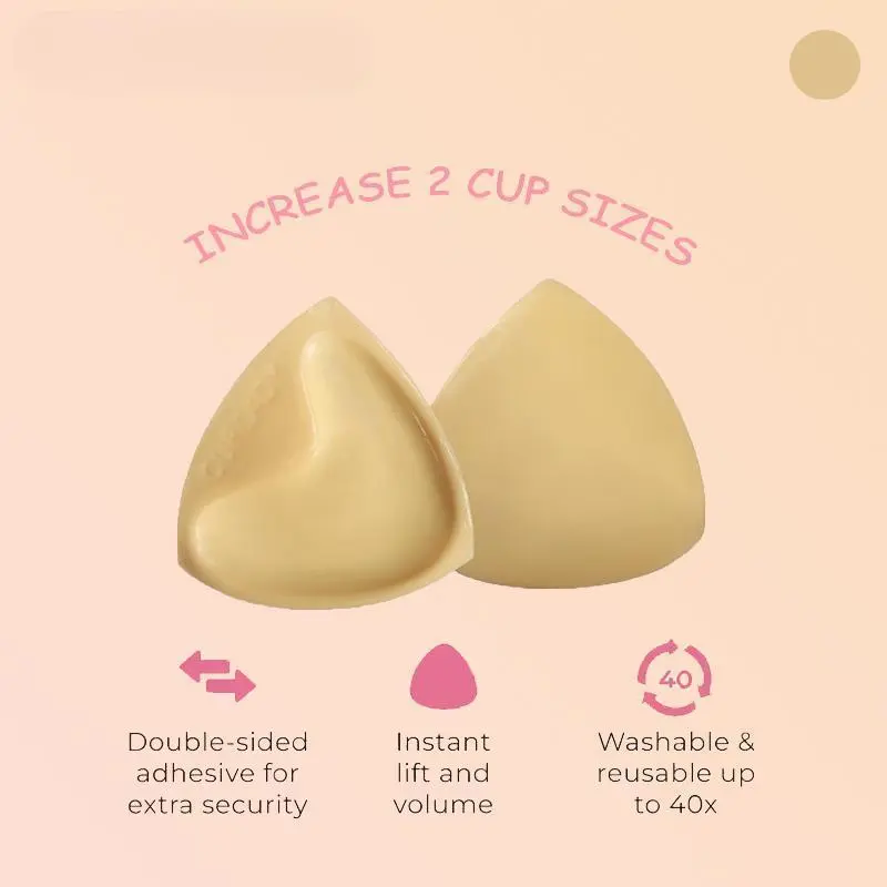 2025 NEW Adhesive Bra, Push up Strapless Self Adhesive Bra, Invisible Silicone Bra for Backless Dress