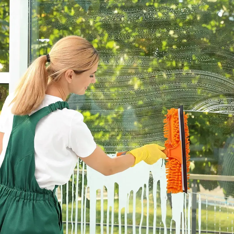 Telescopic Professional Large Window Cleaner Equipment Glass Cleaning Squeegee 3