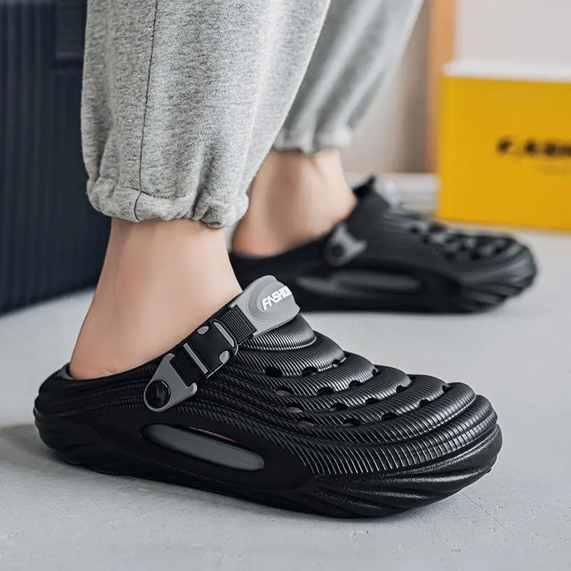 Men's Outdoor Sports Sandals, Casual Comfortable Breathable Platform Non-slip Wear-resistant Sandals for Beach, Camping, Hiking, Fashionable Shoes for Outdoor Activities, Footwear 1