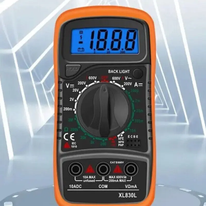 Peak Power Professional Digital Multimeter Voltmeter Ohmmeter Ammeter Multi Tester Meter with Battery Included UK Seller Free Shipping 1
