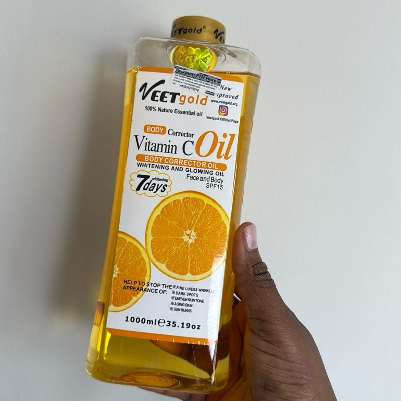 Veetgold Vit C whitening Body Oil - Nourishing body repair anti dark spot and anti aging Cosmetic 3