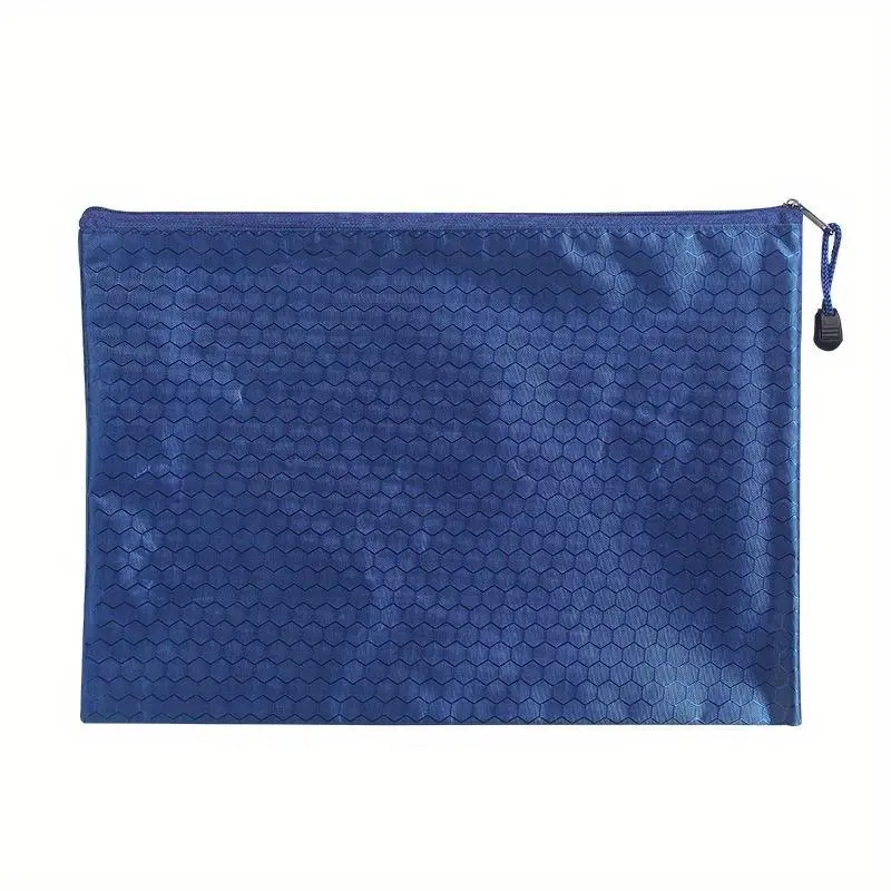 A4 document bag waterproof thickened zip bag stationery bag a4 office information bag file stationery classification tools 8