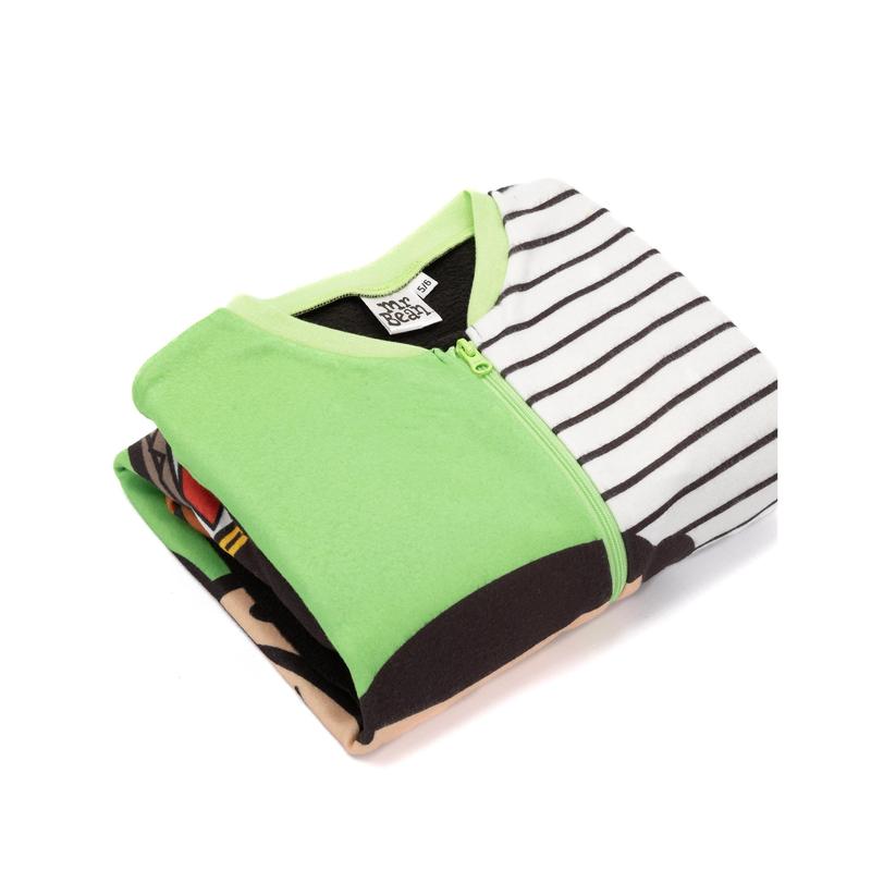 Vanilla Underground x Mr Bean Boys Green Mr Bean, Teddy Onesie 2