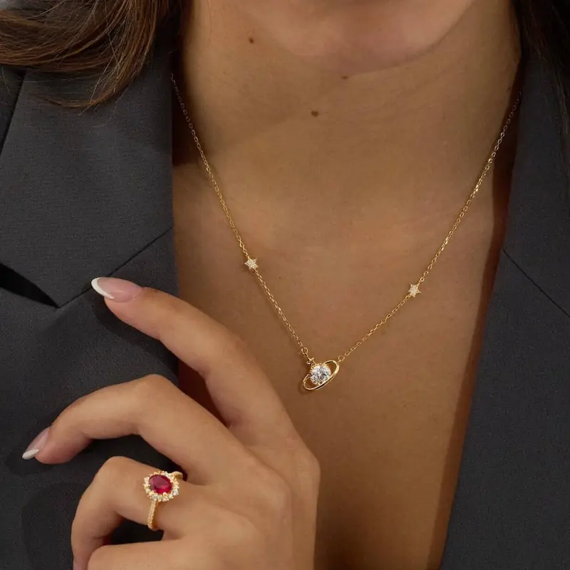 Saturn Necklace 1
