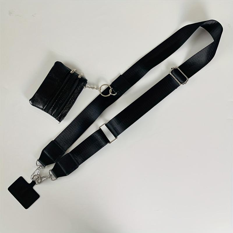 Phone Strap With Zippered Pocket, Anti-drop Phone Case With Zippered Lanyard, Wallet Card Slot, Adjustable Crossbody Phone Strap, Crossbody Bag Phone Strap With Shoulder Strap, Shoulder Or Wrist Phone Lanyard. 7