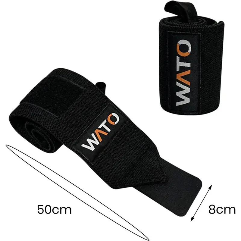 Lifting Wrist Strap Sports Wristband with Adjustable Fastener Tape Thumb Loop Design Compression Guard for Weightlifting Gym Fitness Elastic Pressure 1