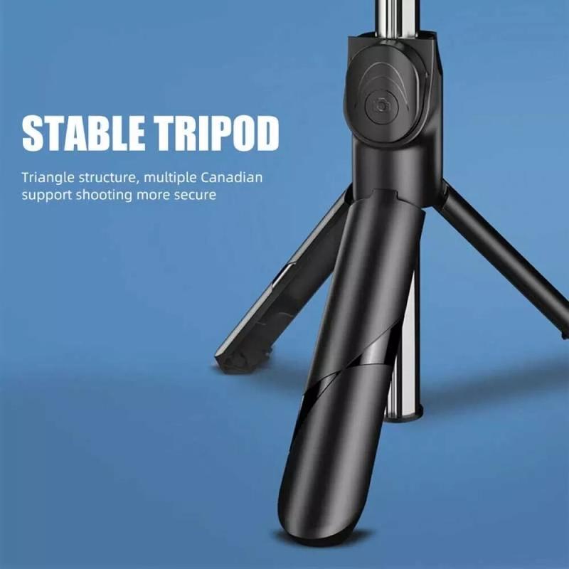 Flexible Tripod Holder Stand Selfie Stick With Bluetooth Remote For Mobile Phone 7