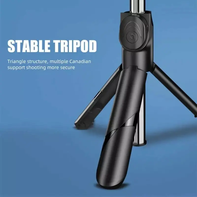 Flexible Tripod Holder Stand Selfie Stick With Bluetooth Remote For Mobile Phone 7