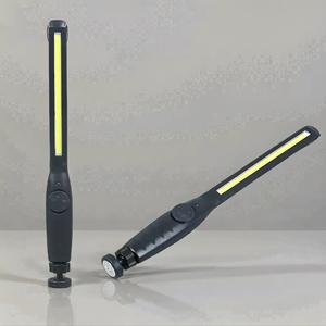 Rechargeable COB LED Work Light with Hook & Magnetic Base, Portable Handheld USB Flashlight for Camping, Car Repair, Emergency Light, Multifunctional Flashlight