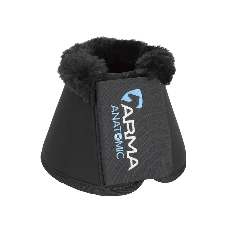Shires ARMA SupaFleece Neoprene Over Reach Boots - Black 1