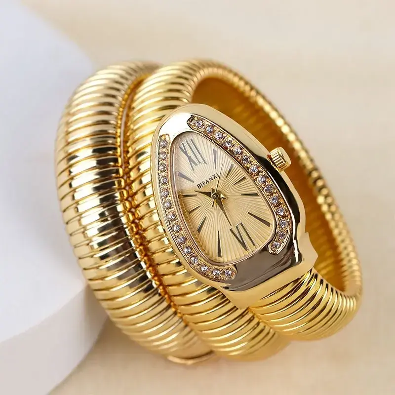High-quality Luxury Women Quartz Watch Bracelet Stainless Steel Wristwatch Fashion Gold Ladies Watches Clock Relógio Feminino