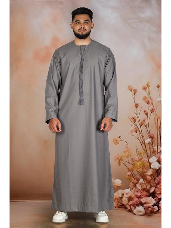 Grey Matte Omani Thobe 0