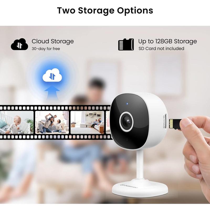 GALAYOU 2K WiFi Security Camera - Indoor Home CCTV with Motion Detection & Night Vision, Works with Alexa 7