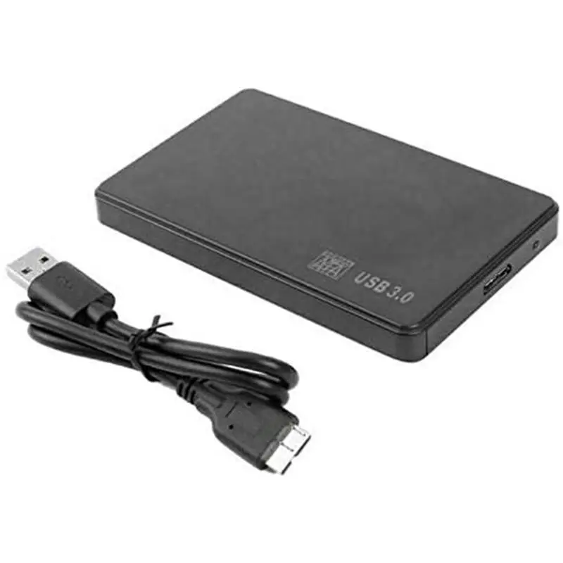 2.5" Hard Drive Enclosure SATA HDD/SSD Caddy Case To USB 3.0 For LAPTOP DVR External Black Enclosure Box 0