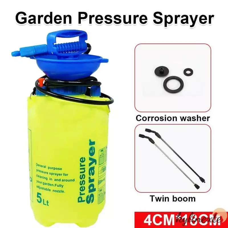 5 Litre Pressure Weed Killer Sprayer Garden Spray Bottle Chemical Water New 1