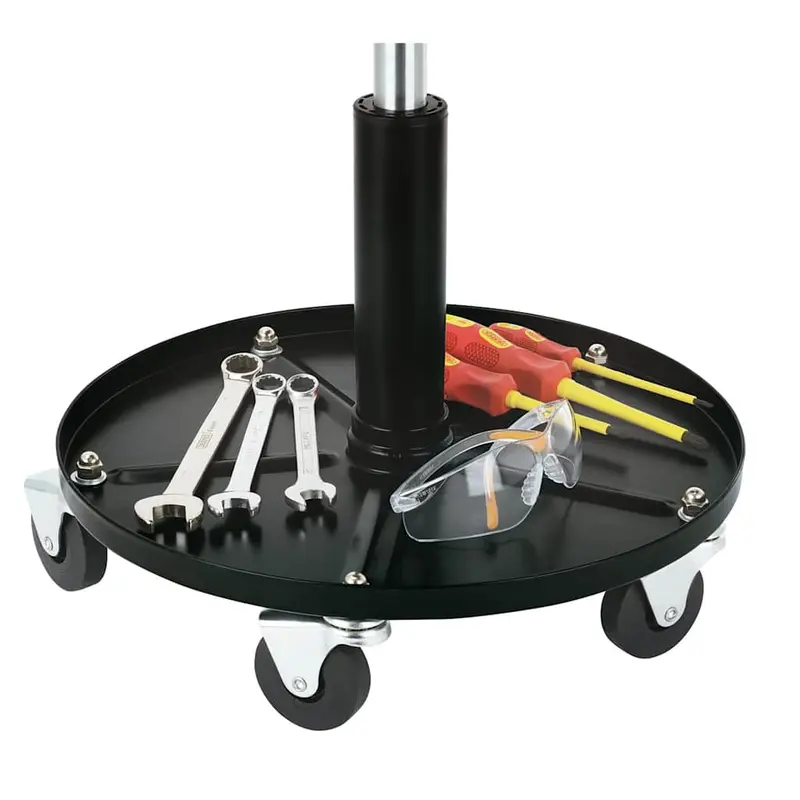 Draper Tools Adjustable Work Seat Black 1