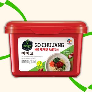 bibigo Gochujang Korean Red Chilli Hot Pepper Paste 500g - Vegan Sauce, Spicy Savoury Tasty Flavour, Asian Dip
