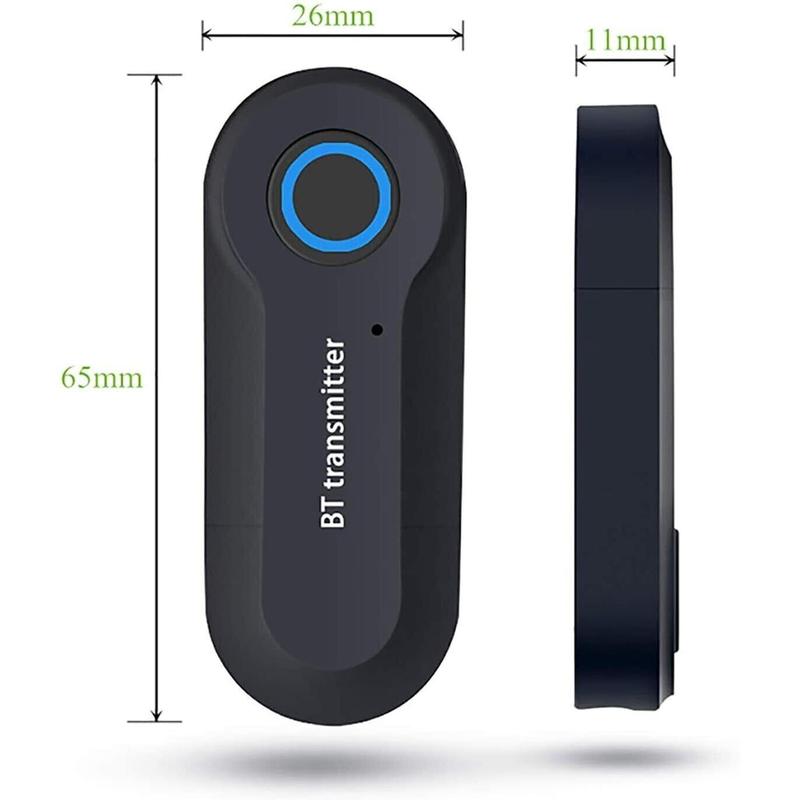 Bluetooth Transmitter Aigoss, Wireless Portable USB Transmitter, Bluetooth 4.2 f 2