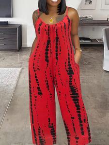 Women's  Pocket Cami Jumpsuit, Casual Sleeveless Jumpsuit for Daily Wear, Ladies Clothes for All Seasons