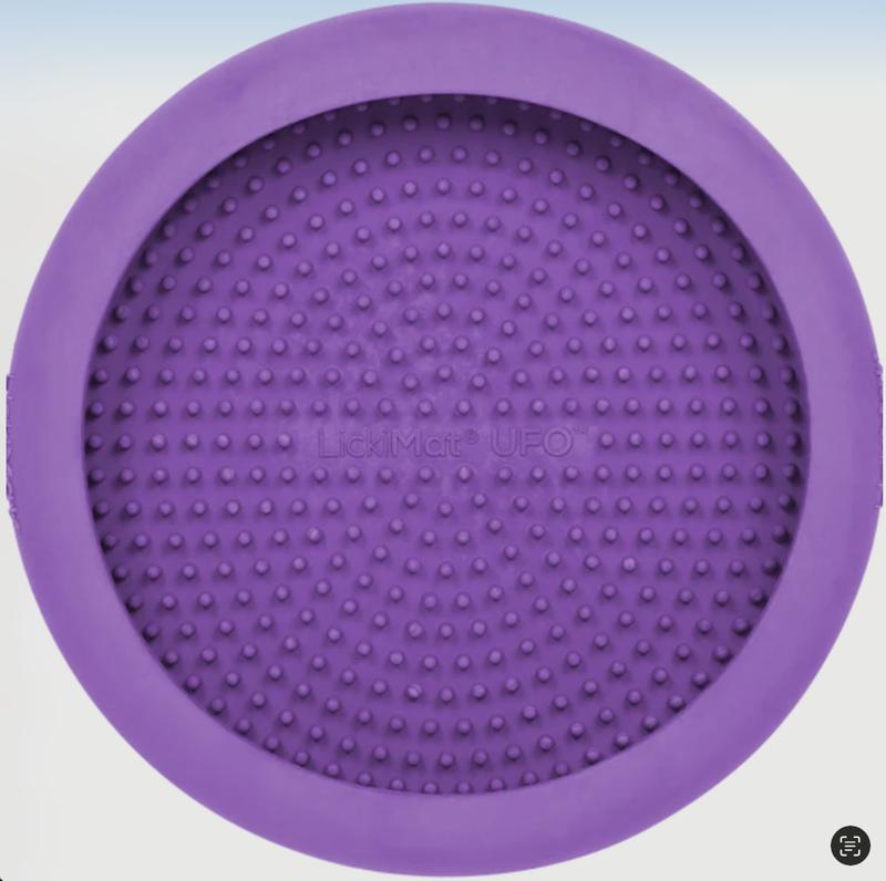 LickiMat UFO lick style bowl in Purple 2