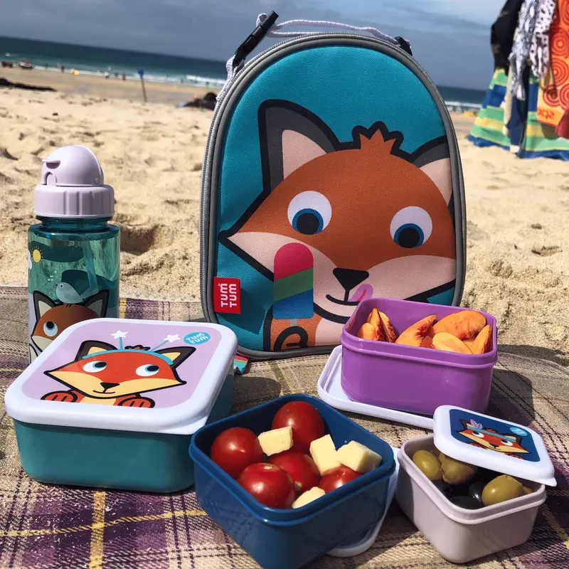 Set of 4 Nesting Snack Pots for Kids, Felicity Fox 5