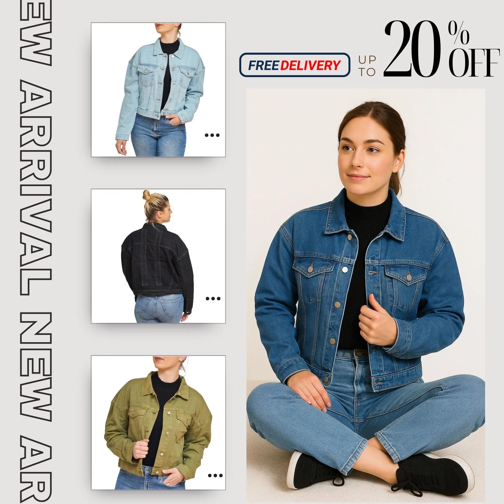 Ladies Oversized Denim Jacket Cotton Soft Plus Size Womens Summer Plus Size Top