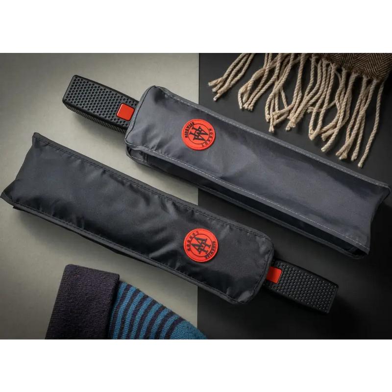 Luxury Windproof Umbrella - Automatic Strong Anti-UV Black Brolly by Hidewise London 5