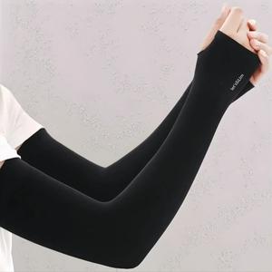 Half Finger Design Cloth Sun Protection Arm Sleeves, 1 Pair Modesty Breathable Comfortable Sports Arm Sleeves, Casual Women Sports Accessories for Outdoor Cycling Running