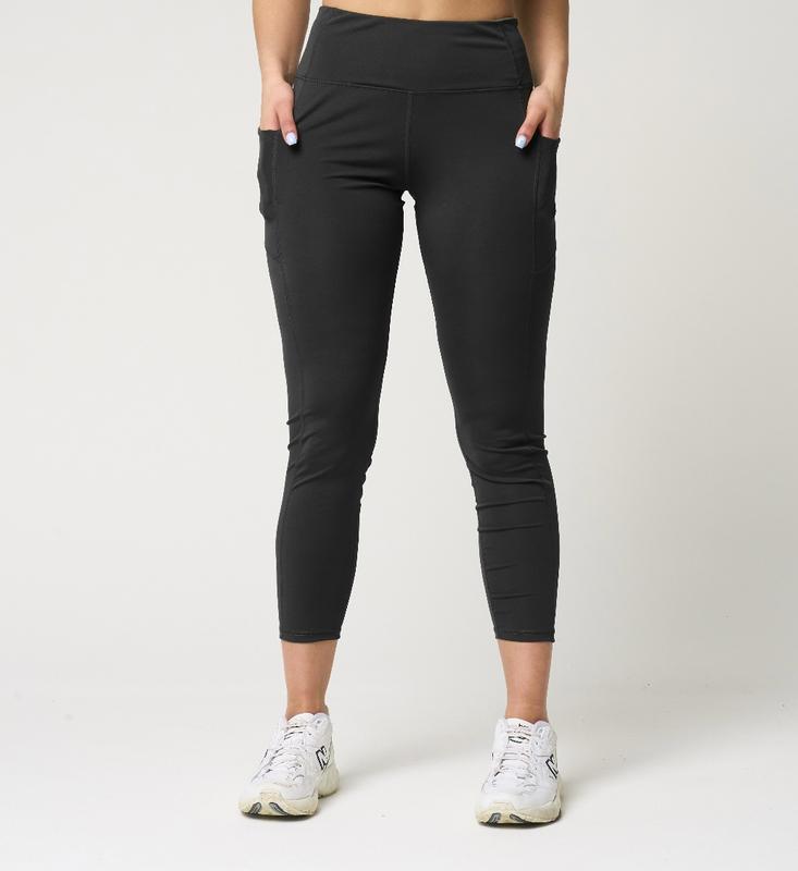 Women’s High Waisted Seamless Compression Leggings with Pocket for Gym & Yoga - UK Sizes 6-16 3