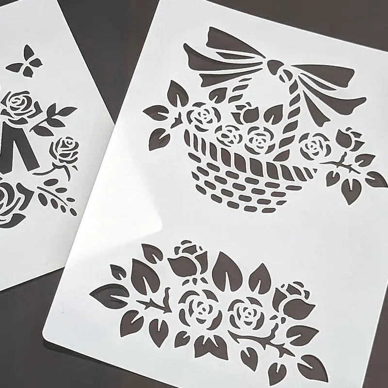 Reusable Stencil - Professional Quality - Best Dog Mum Ever - Made in the UK - Food Safe Non Adhesive -  White Laser Cut PET Material for Cakes, Cookies, Coffees, Serving Plates 2