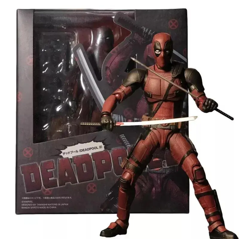 Deadpool Action Figure Deadpool & Wolverine SHFiguarts Joint Movable New Mutants