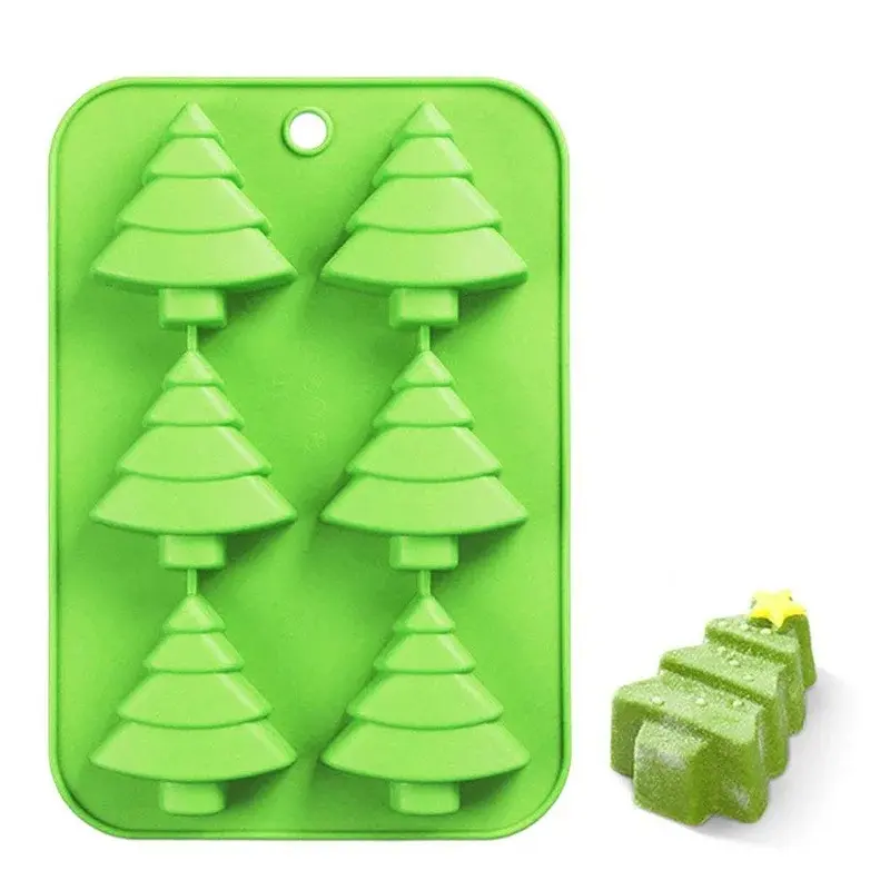 Christmas Tree Cake Molds for Party Decoration - Silicone Molds for Chocolate and Candy 6