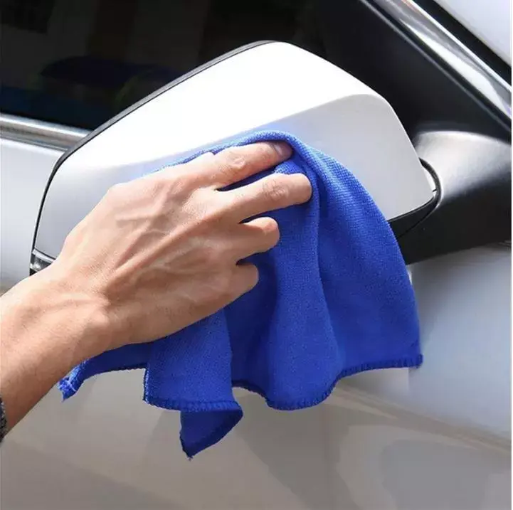 12 Pack Microfiber Cleaning Cloths Dishcloth Car Polishing Drying 32cm X 32cm 2