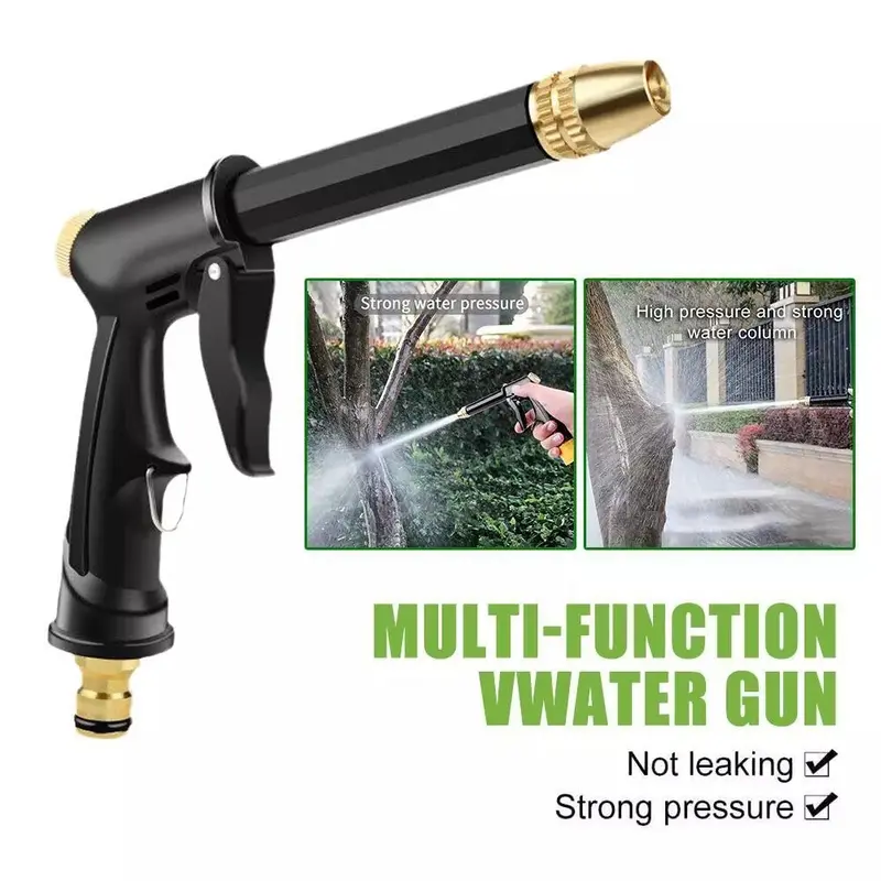 High-Pressure Water Wash Gun for Car Washing, Metal Brass Nozzle, Best for Car, Garden, Lawn 2