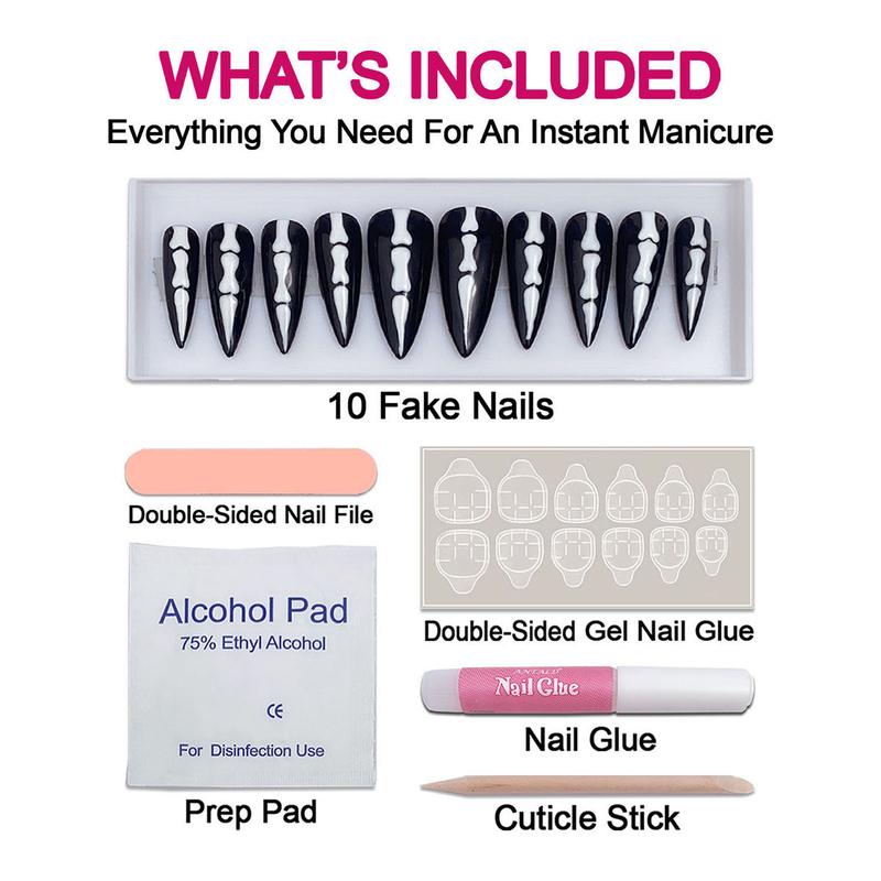 DarkNailz Y2K Pink Press On Nails For Women 3