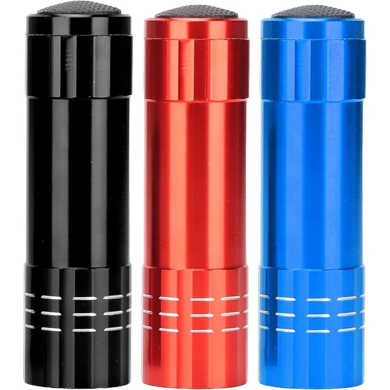 Trimming Shop UV Torch, Ultraviolet Flashlight, Black Light Detector for Pet Urine, Stain, Bed Bug on Carpet, Fake Banknote, Hotel & Bathroom Stains Detection, Red, 3 x AAA Batteries (Not Included) 4