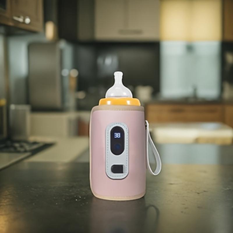 Product Introduction of Portable Bottle Warmer - Intelligent Digital Display Insulation Device - Keep Warm and Heat, Suitable for Various Bottles (USB Plug-In Version) 4