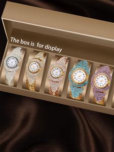 Women's Elegant Fashion Watch Set, Fashion Watch for Party, Daily Clothing Decor, Trendy All-match & Exquisite Watch Set for Birthday Gift